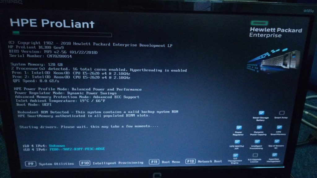 Assign Drive Server Baru HP ProLiant DL380 Gen9 - 1