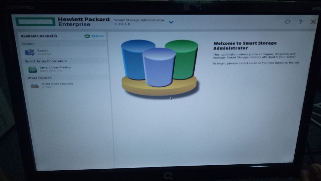 Assign Drive Server Baru HP ProLiant DL380 Gen9 - 3